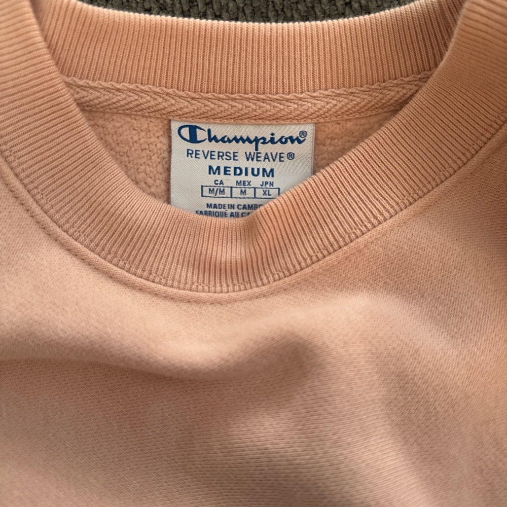 Champion women’s pink sweatshirt